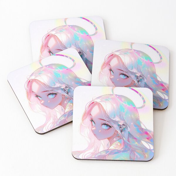 Item preview, Ethereal Pastel Halo Anime Girl designed and sold by bubblegoth.