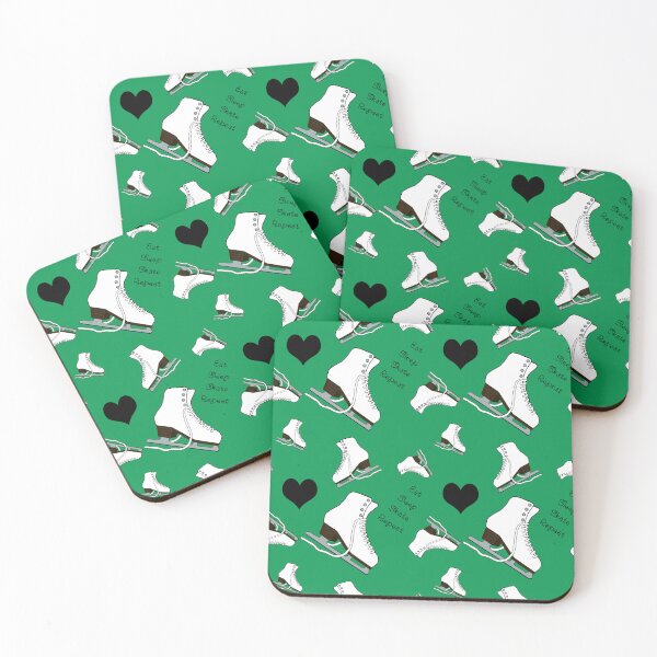 Item preview, Eat, Sleep, Skate Repeat- Green  designed and sold by PD-Skating.