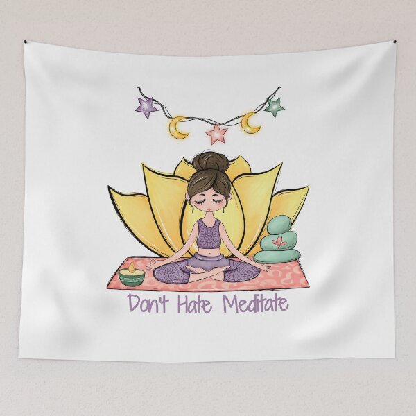 Item preview, Yoga Meditation, Vibrant wellness-inspired design — perfect for yogis and health enthusiasts! designed and sold by MerchSearchCO.