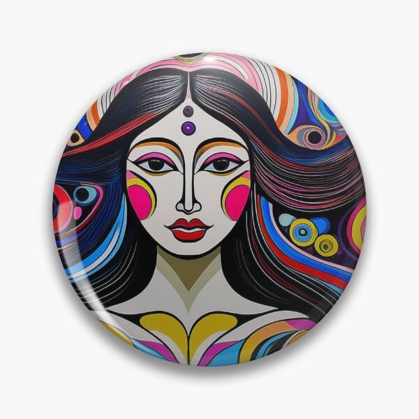 Item preview, Goddess Blue Portrait of a Woman designed and sold by Boxing Kangaroo Retail Company.