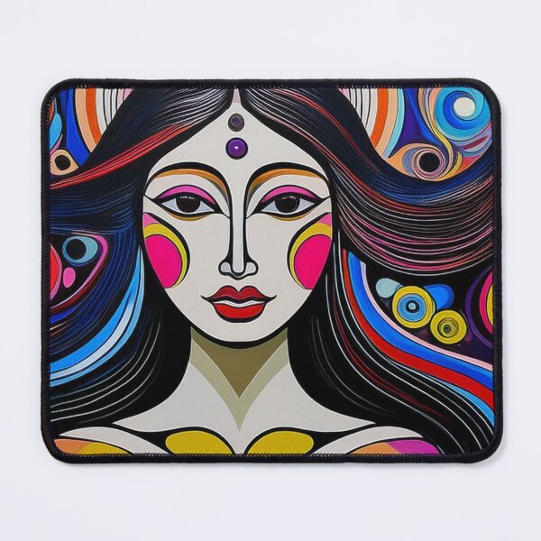 Item preview, Goddess Blue Portrait of a Woman designed and sold by Boxing Kangaroo Retail Company.