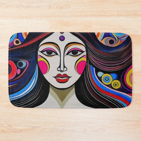 Item preview, Goddess Blue Portrait of a Woman designed and sold by Boxing Kangaroo Retail Company.