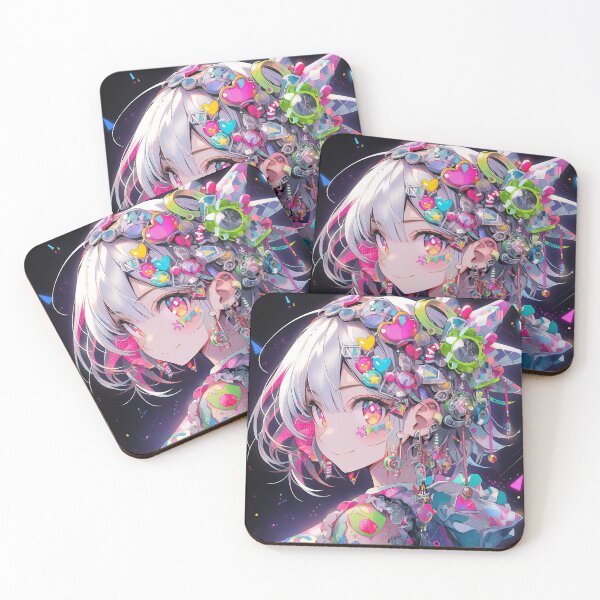 Item preview, Kawaii Eccentric Headdress Anime Girl designed and sold by bubblegoth.