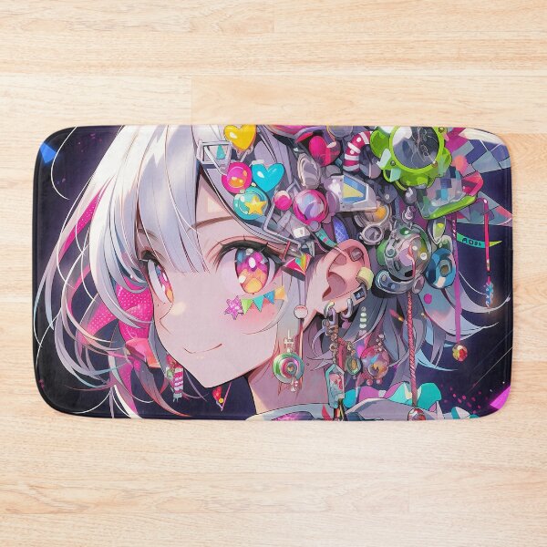 Item preview, Kawaii Eccentric Headdress Anime Girl designed and sold by bubblegoth.