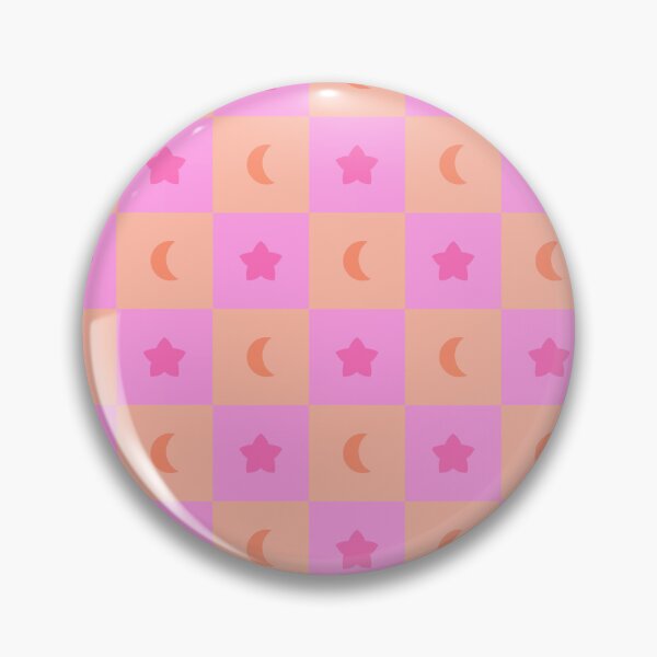 Item preview, Pink And Orange Stars And Moon Pattern designed and sold by JMDesignHouse.