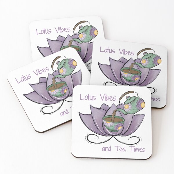 Item preview, Lotus Flower and Pot of Tea - Vibrant wellness-inspired design — perfect for yogis, tea lovers and health enthusiasts! designed and sold by MerchSearchCO.