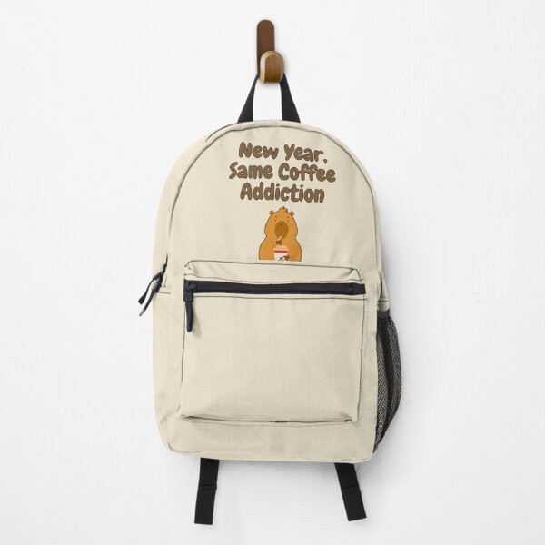 Item preview, New Year, Same Coffee Addiction | Capybara Edition designed and sold by NoodleDoodleCo.