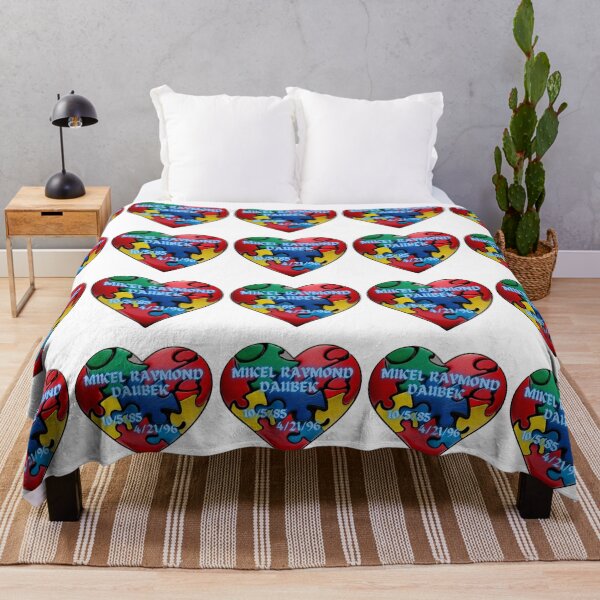 Item preview, Autism puzzle for Mikel Raymond Daubek designed and sold by Shabby Script Archive | Digital Designer .
