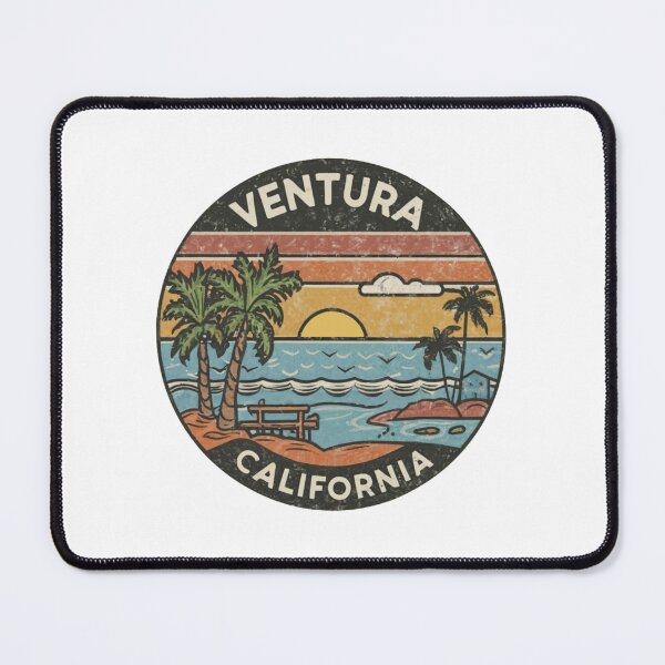 Item preview, Ventura, California - Retro Coastal Charm designed and sold by CircinusStore.
