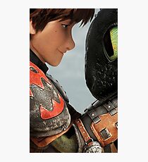 Hiccup & Tooothless Photographic Print