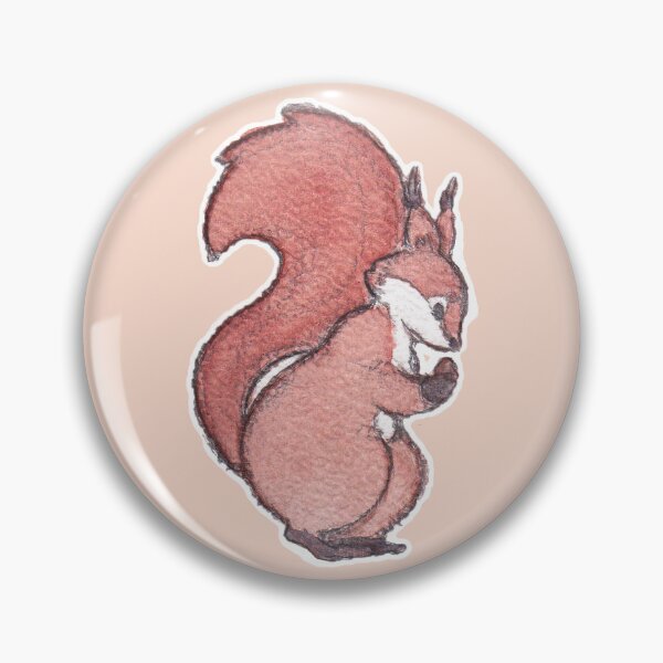 Item preview, eating Squirrel - "stickers and pins only" ver designed and sold by lilRaku.