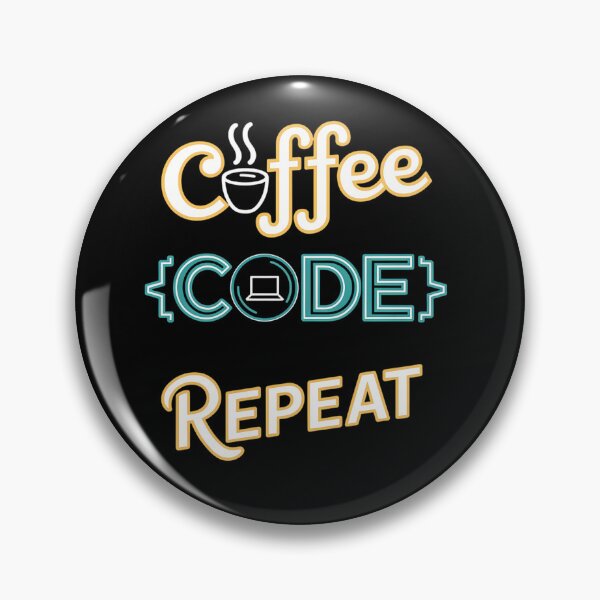 Item preview, Coffee Code Repeat - best Gift for Programmers and Coffee Lovers designed and sold by VaskarPaul.
