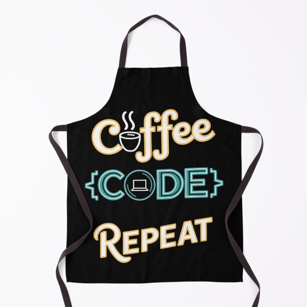 Item preview, Coffee Code Repeat - best Gift for Programmers and Coffee Lovers designed and sold by VaskarPaul.