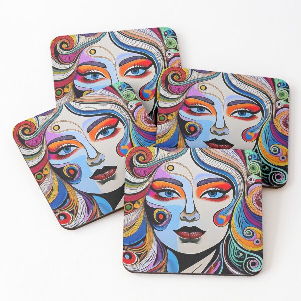 Item preview, Goddess Blue Portrait of a Woman designed and sold by Boxing Kangaroo Retail Company.