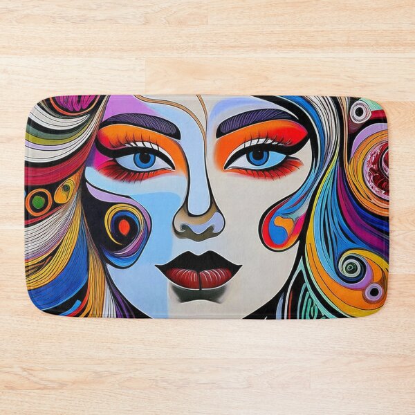 Item preview, Goddess Blue Portrait of a Woman designed and sold by Boxing Kangaroo Retail Company.