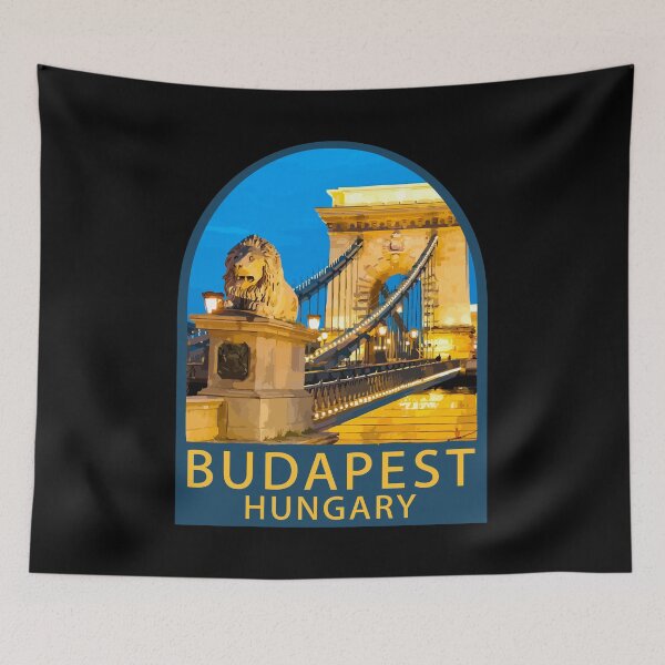 Item preview, Budapest City Hungary Travel designed and sold by TomFrontierArt.
