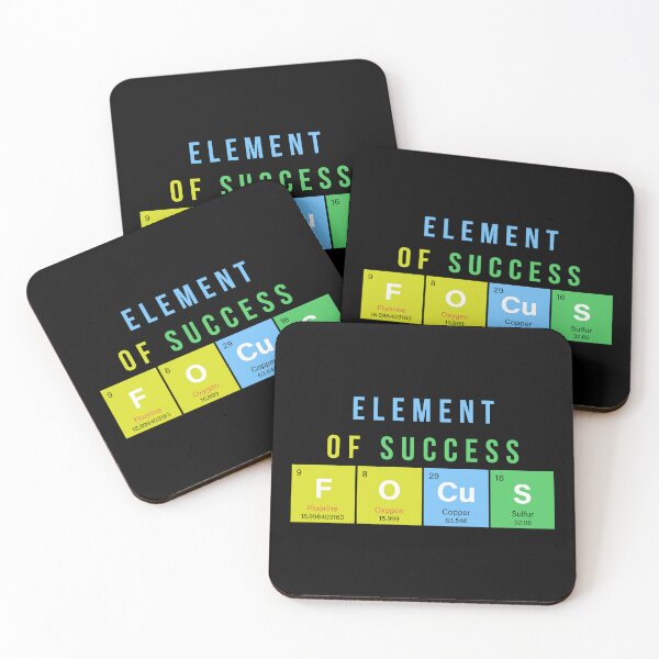 Item preview, Element of Success - Motivational Science Design designed and sold by Geeky Giggles.
