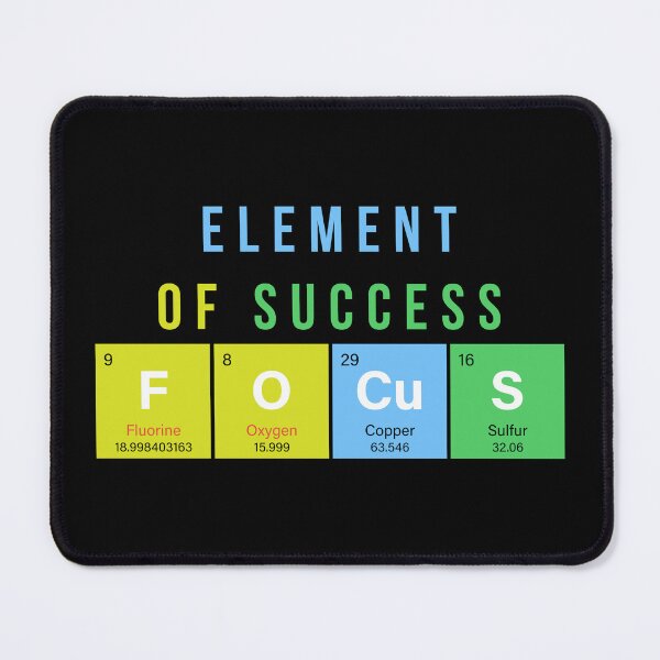 Item preview, Element of Success - Motivational Science Design designed and sold by Geeky Giggles.