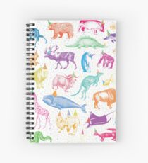 Cuaderno de espiral Animales de fiesta