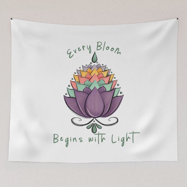 Item preview, Lotus Flowers, Inspirational Yoga Meditation, Vibrant wellness-inspired design — perfect for yogis and health enthusiasts! designed and sold by MerchSearchCO.
