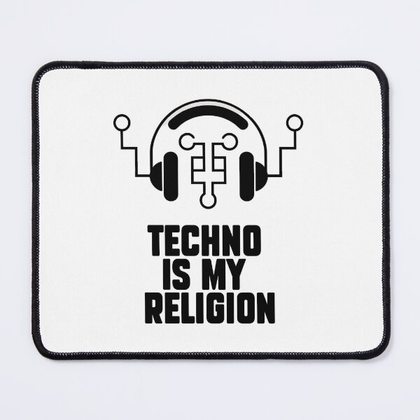 Item preview, "Techno Is My Religion" T-Shirt – For Techno DJs & Fans designed and sold by paulo silveira.