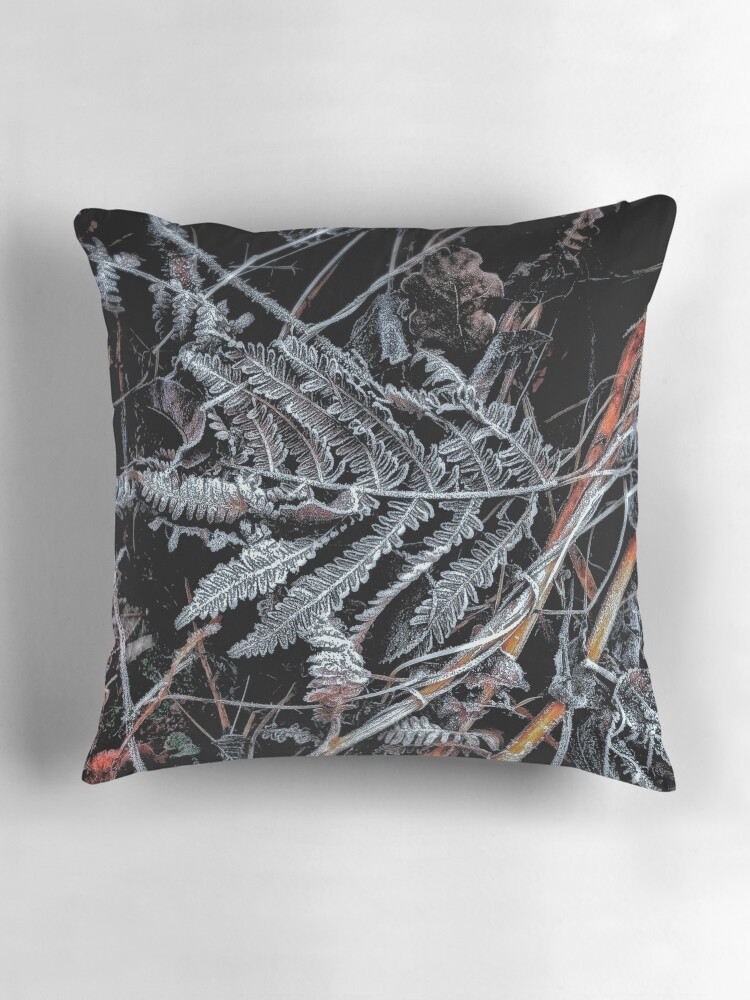 Thumbnail 3 of 4, Pillow, Touch of frost Frost 1 designed and sold by Coigach.