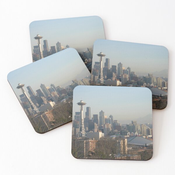 Artikelvorschau, Klarer Tag in Seattle entworfen und verkauft von TimelapTravel.