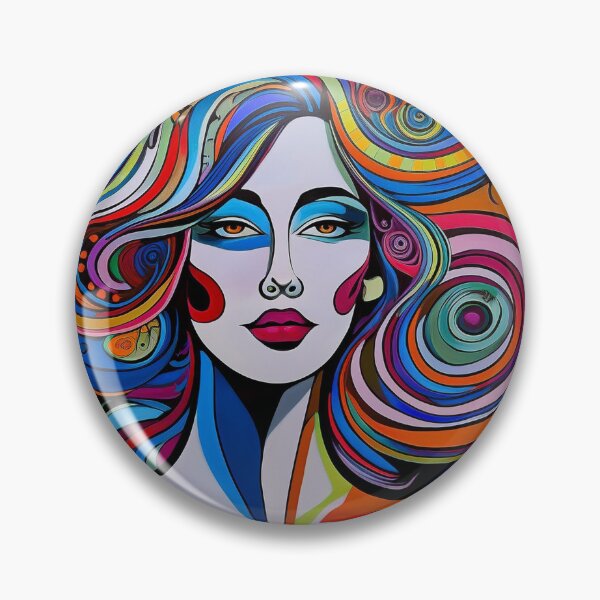 Item preview, Goddess Blue Portrait of a Woman designed and sold by Boxing Kangaroo Retail Company.