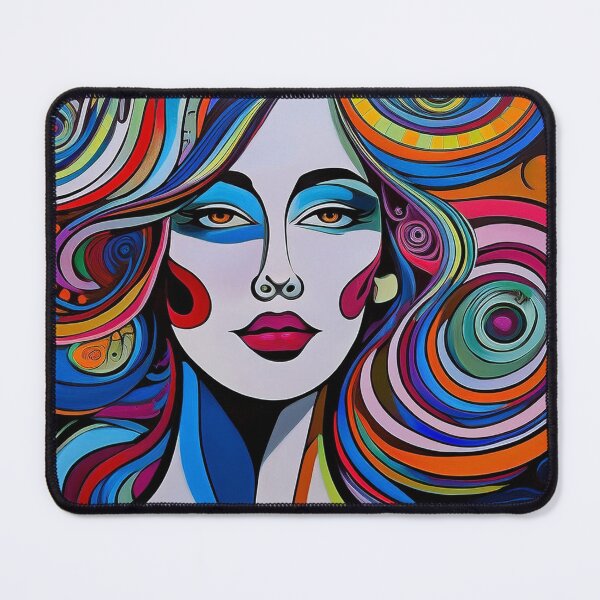 Item preview, Goddess Blue Portrait of a Woman designed and sold by Boxing Kangaroo Retail Company.