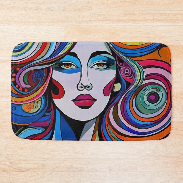 Item preview, Goddess Blue Portrait of a Woman designed and sold by Boxing Kangaroo Retail Company.