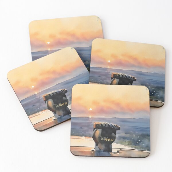 Item preview, Flying to Sunset (Watercolor) designed and sold by flyscenicair.