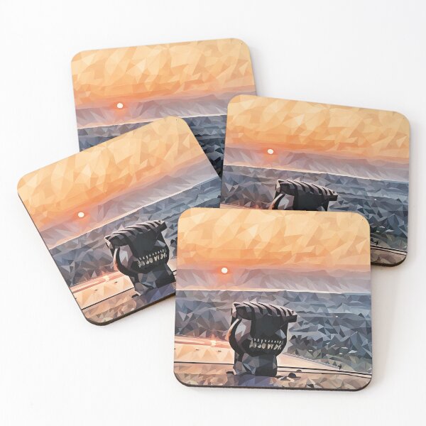 Item preview, Flying to Sunset (Poly Art) designed and sold by flyscenicair.