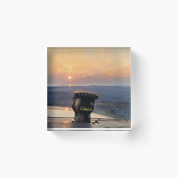 Item preview, Flying to Sunset (Oil Painting) designed and sold by flyscenicair.