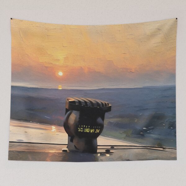 Item preview, Flying to Sunset (Oil Painting) designed and sold by flyscenicair.