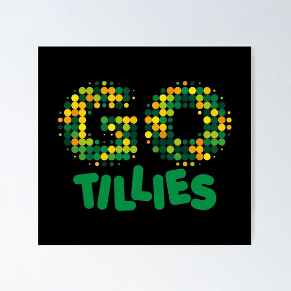 Item preview, Aboriginal Dot Art GO TILLIES: Vibrant Matildas Fan Tee for Aussie Football Supporters designed and sold by H Jonas.