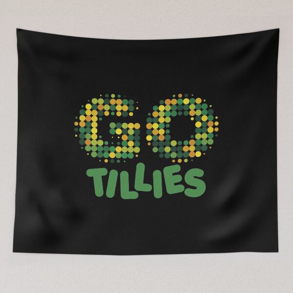 Item preview, Aboriginal Dot Art GO TILLIES: Vibrant Matildas Fan Tee for Aussie Football Supporters designed and sold by H Jonas.