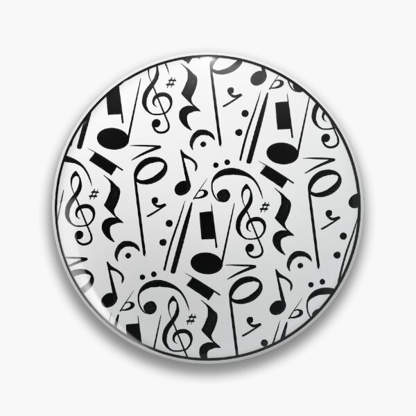 Item preview, Black Music Notes designed and sold by CozyJellyFinds.