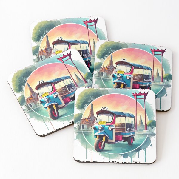 Item preview, When in Thailand… Ride a Tuk Tuk!, tuk tuk Thailand designed and sold by rich4Design.