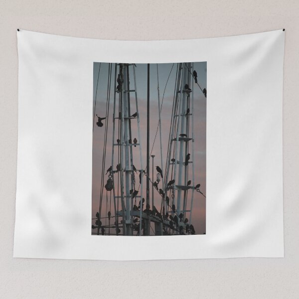 Item preview, Birds Sitting On Ships Mast designed and sold by Cynthia48.