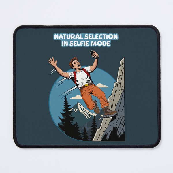 Item preview, Natural Selection in Selfie Mode designed and sold by Sfumata Illustration.