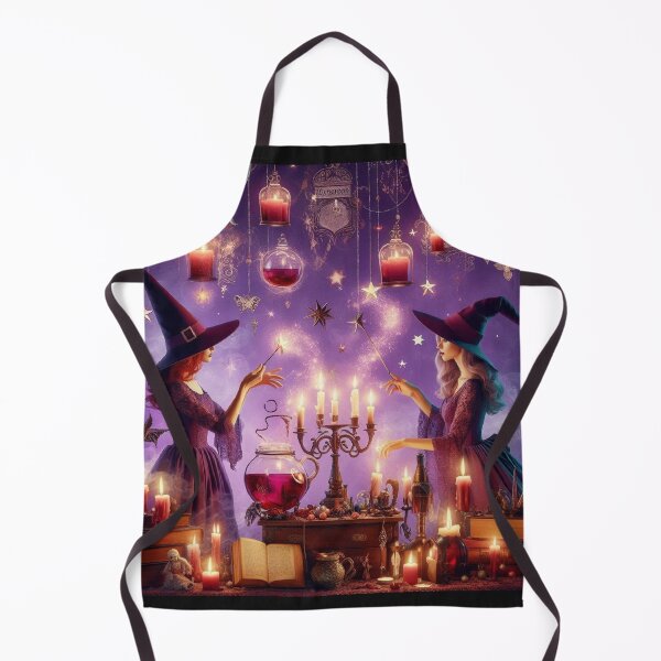 Item preview, Two Witches Brewing Magic in a Mystical Sanctuary designed and sold by freackly.