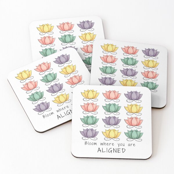 Item preview, Lotus Flowers Grid, Inspirational Yoga Meditation, Vibrant wellness-inspired design — perfect for yogis and health enthusiasts! designed and sold by MerchSearchCO.
