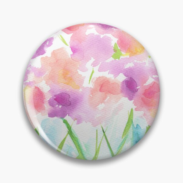 Item preview, Sweet pea flowers in a vase watercolor painting designed and sold by AnissaF.