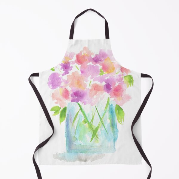 Item preview, Sweet pea flowers in a vase watercolor painting designed and sold by AnissaF.