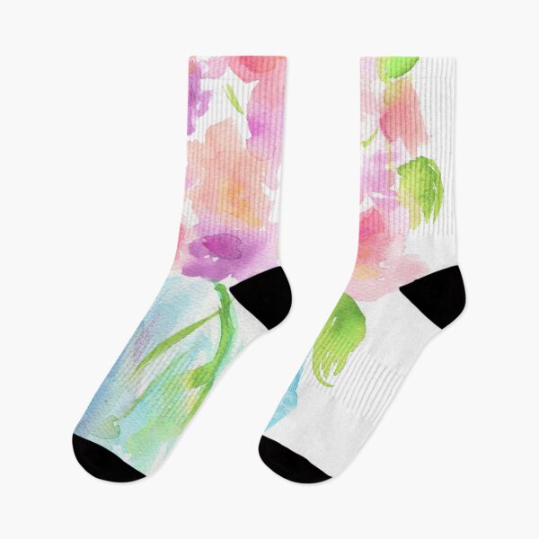 Item preview, Sweet pea flowers in a vase watercolor painting designed and sold by AnissaF.