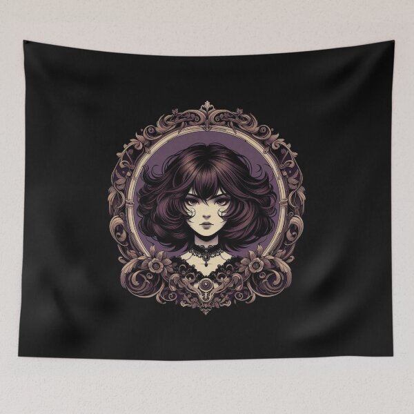 Item preview, Victorian Gothic Portrait of a Mysterious Lady designed and sold by freackly.