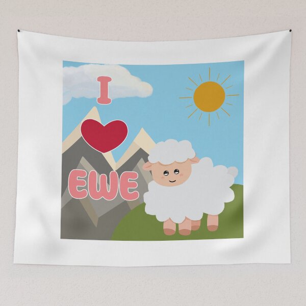 Item preview, I Love ‘Ewe’ designed and sold by charlx133.