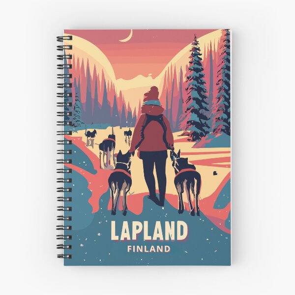 Item preview, A Vintage Travel Art of Lapland - Finland  designed and sold by GoodOldVintage.