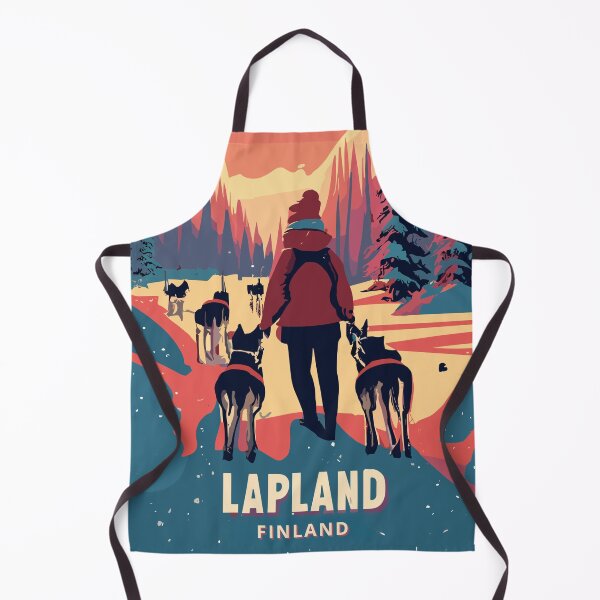 Item preview, A Vintage Travel Art of Lapland - Finland designed and sold by GoodOldVintage.