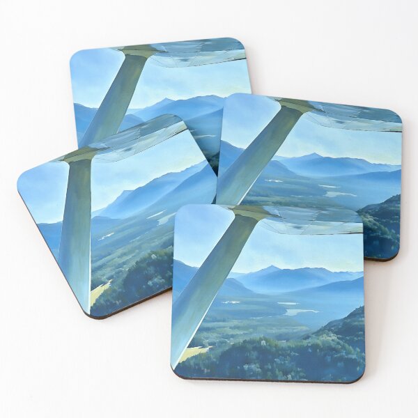 Item preview, Flying Near Cascade Mountains (Impressionist) designed and sold by flyscenicair.